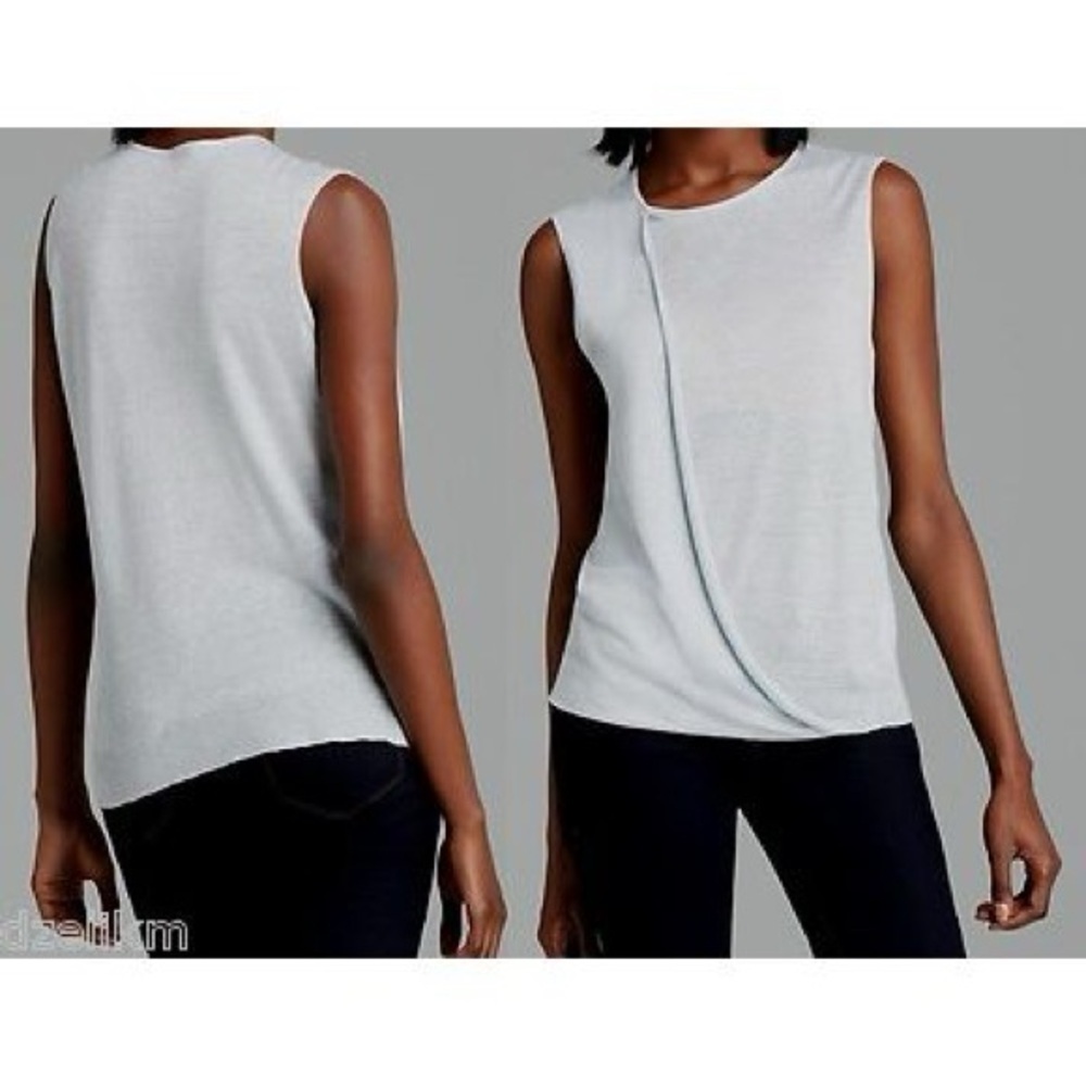 Theory Listree Linen Top - Picture 7 of 7